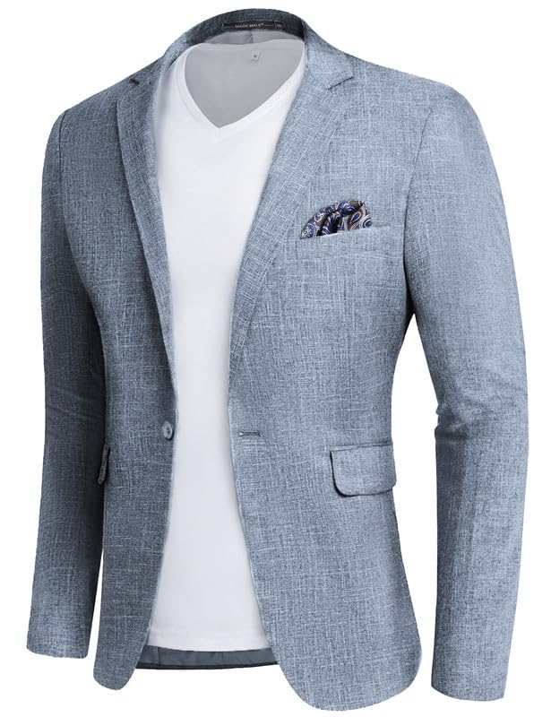 ALKIMIA STUDIO — Knightsbridge Slim-Fit Blazer — Slate Blue